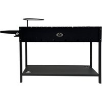 Mangal Batyr xl Schaschlikgrill 100cm mit Ablage und Topfhalter - schwarz von GRILLPETER