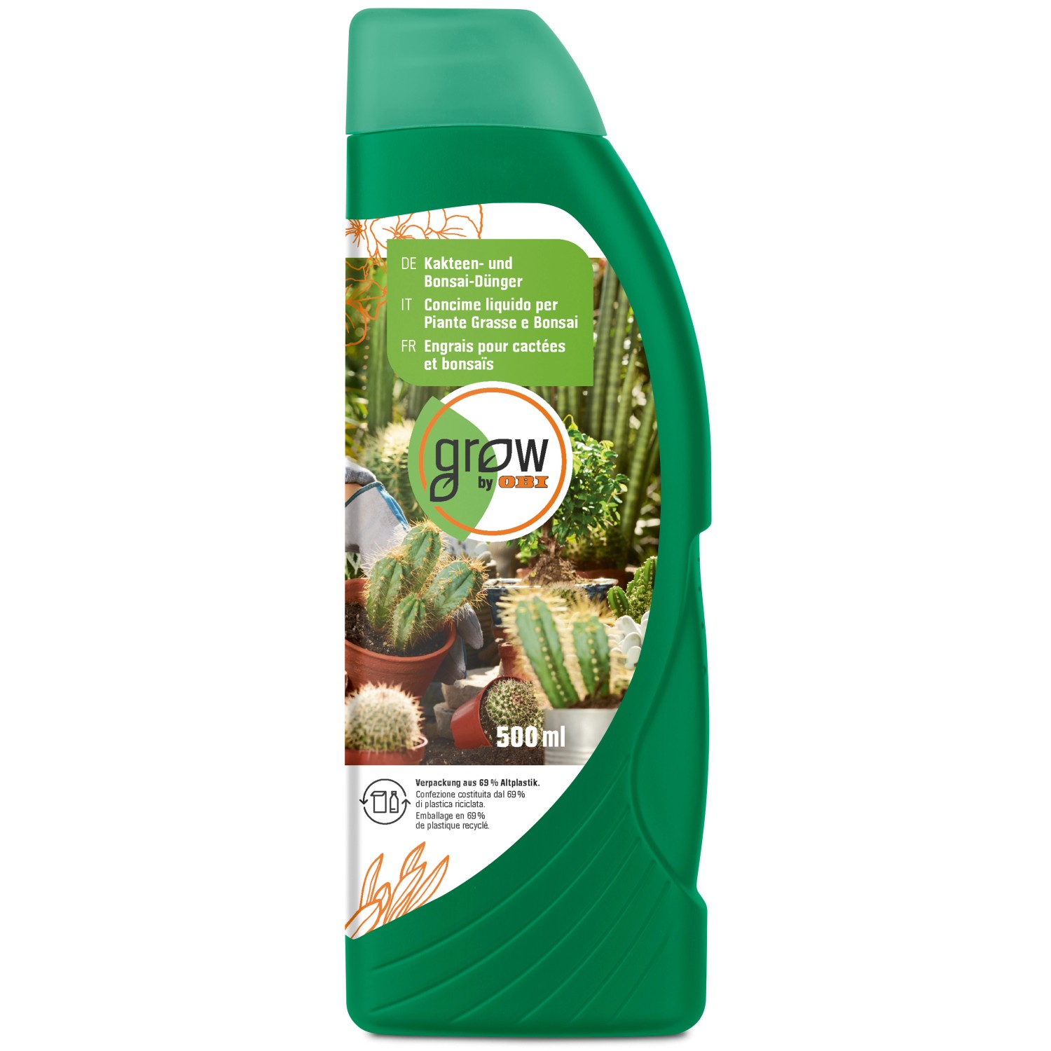 Grow by OBI Kakteen- und Bonsaidünger 500 ml von GROW by OBI