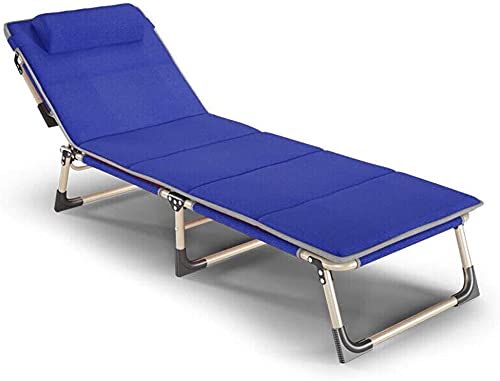 GSKXHDD Tragbare Freizeit-Sonnenliege aus Metall für den Außenbereich, Garten-Liegestuhl, klappbare Sonnenliege, Klappstühle, schwer Independence von GSKXHDD