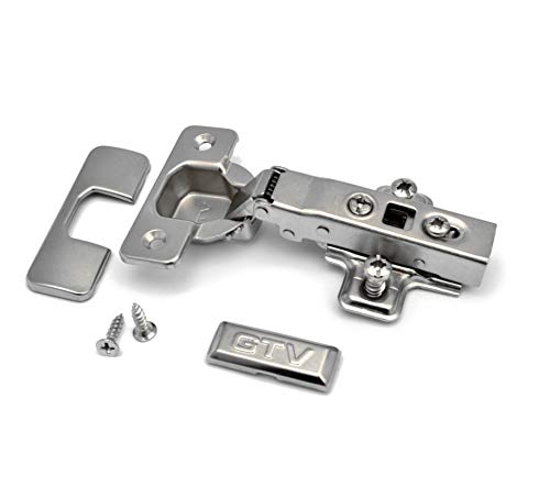 Schrankscharnier von GTV, sanfter Schließmechanismus, 35 mm, für Küchenschrank-Tür, mit Schrauben, 20 Stück von GTV