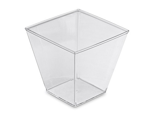 GUILLIN – moulipack verinec200 Karton mit 500 Verrine-Form Pyramidenform 20 cl, Kunststoff, transparent, 6,7 x 6,8 x 6,5 cm von GUILLIN