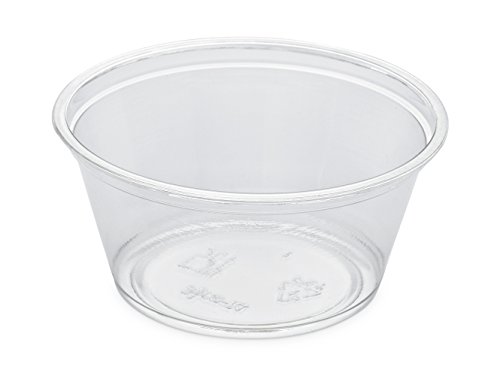 GUILLIN pot95 C Karton Topf Soßenlöffel Kristall Evase, Kunststoff, transparent, 7,4 x 7,4 x 3,5 cm von GUILLIN