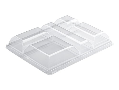 GUILLIN – selfipack cvprc5 Pack von 4 Sachets 25 Deckel Antifog kompatibel mit Tabletts Mahlzeiten prc5 N, Kunststoff, Kristall, 32.9 x 26.5 x 5 cm von GUILLIN