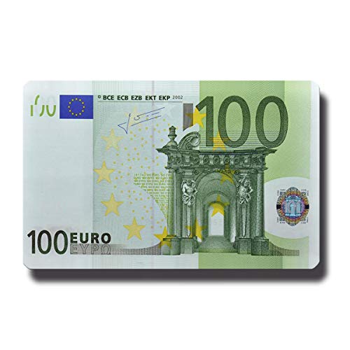 Kühlschrankmagnet Banknote 100 Euro Geldschein Deko Magnet Geldgeschenk Euroschein stark für Kühlschrank Magnettafel von GUMA Magneticum