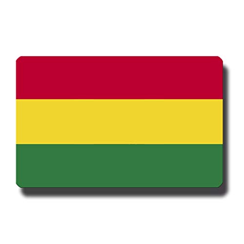 Kühlschrankmagnet Flagge Bolivien - 85x55 mm - Metall Magnet mit Motiv Länderflagge von GUMA Magneticum