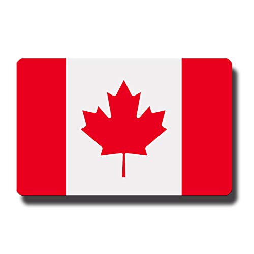 Kühlschrankmagnet Flagge Kanada - 85x55 mm - Metall Magnet mit Motiv Länderflagge von GUMA Magneticum