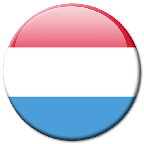 Kühlschrankmagnet Luxemburg Flaggen Magnet Länder Reise Souvenir Flagge für Kühlschrank stark groß 50 mm von GUMA Magneticum