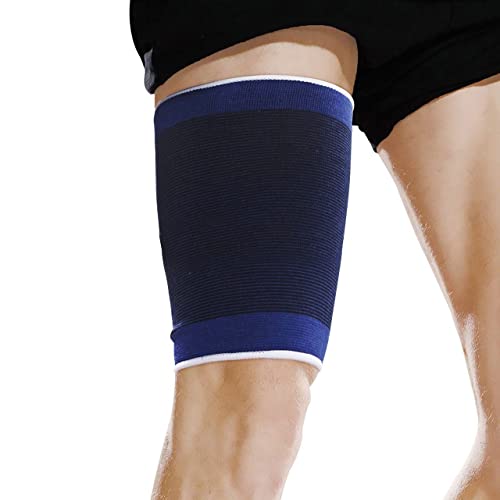 Elastic Support Bandage, elastische Bandage für Knie, Oberschenkel, Unterstützung für Beine, ideal für Sport und Muskelschmerzen, Unisex, 2 Stück von GUTEINTE