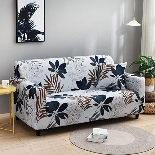 Sofabezüge aus Spandex Sofabezug aus Polyester ideal für Kinder, Pets Bedruckte Möbel Protecto Waschbar Sofa Couch Elastischer Boden Stretch -3-Sitzer (190-230 cm) von GUYIRT
