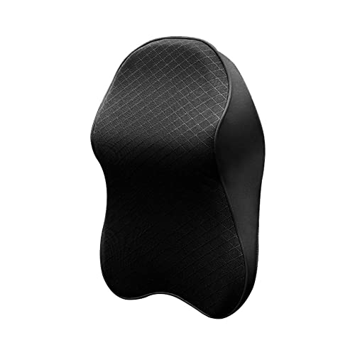 GXFCAI Auto-Kissen, verstellbare Kopfstütze, 3D-Memory-Schaumstoff, Auto-Styling, Reisen, H2J4 P Sitz von GXFCAI