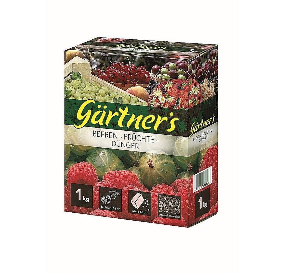 Gärtner's Obstdünger Beerendünger 1 kg Früchtedünger von Gärtner's