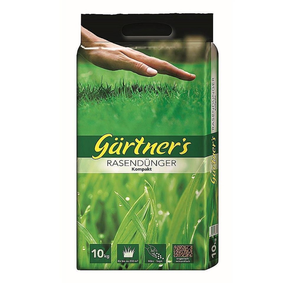 Gärtner's Rasendünger Rasenlangzeitdünger Kompakt 10 kg von Gärtner's