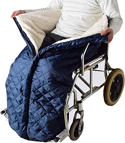 GagalU Wasserdichter Universal-Rollstuhl-Fußsack – wasserdichte Winter-Rollstuhldecke, universelles Rollstuhlzubehör für Erwachsene von GagalU