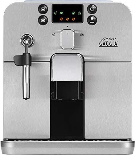 Gaggia RI9305/01 Kaffeevollautomat Brera (Dampfdüse) silber von Gaggia