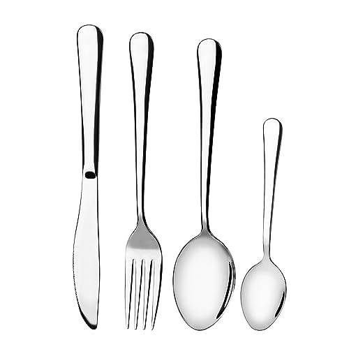 Galicja BOSTON Besteckset – Besteck Aus Edelstahl – Essbesteck – Cutlery Set – Edelstahl Besteck – Bistrobesteck – Besteck Rostfrei – Cutlery 24er-Set von GALICJA