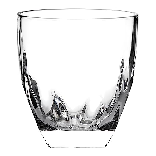 GALICJA Satz Niedrige Gläser Falco – Trinkgläser Set – Wassergläser Set – Trinkgläser Klein – Water Glasses Set Of 6 – Trinkglas Set – Wassergläser Spülmaschinenfest – 310ml 8,7x8,7x9,5cm von GALICJA