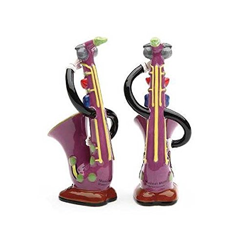 Gall&Zick Salz- & Pfefferstreuer Instrumente Lustig bunt Keramik (Saxophon) von Gall&Zick