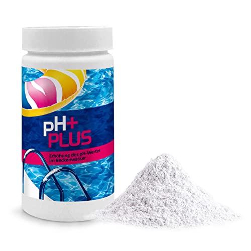 Regulierung des pH+ im Schwimmbadwasser | Ph Plus Pool | Granulat zur optimalen pH+Wert Stabilisierung | 1 kg von Gamix