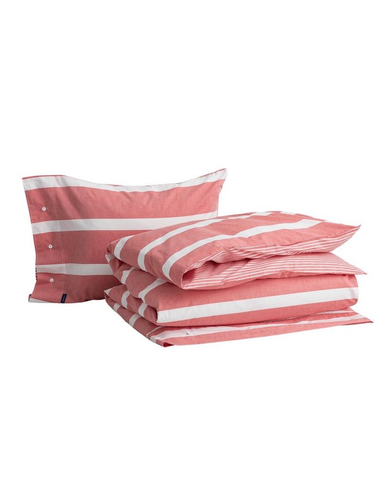 Bettwäsche GANT Bettwäsche(Decken- und Kissen separat erhältlich)OXFORD STRIPE, Gant, Satin, 1 teilig, mit Reißverschluss von Gant