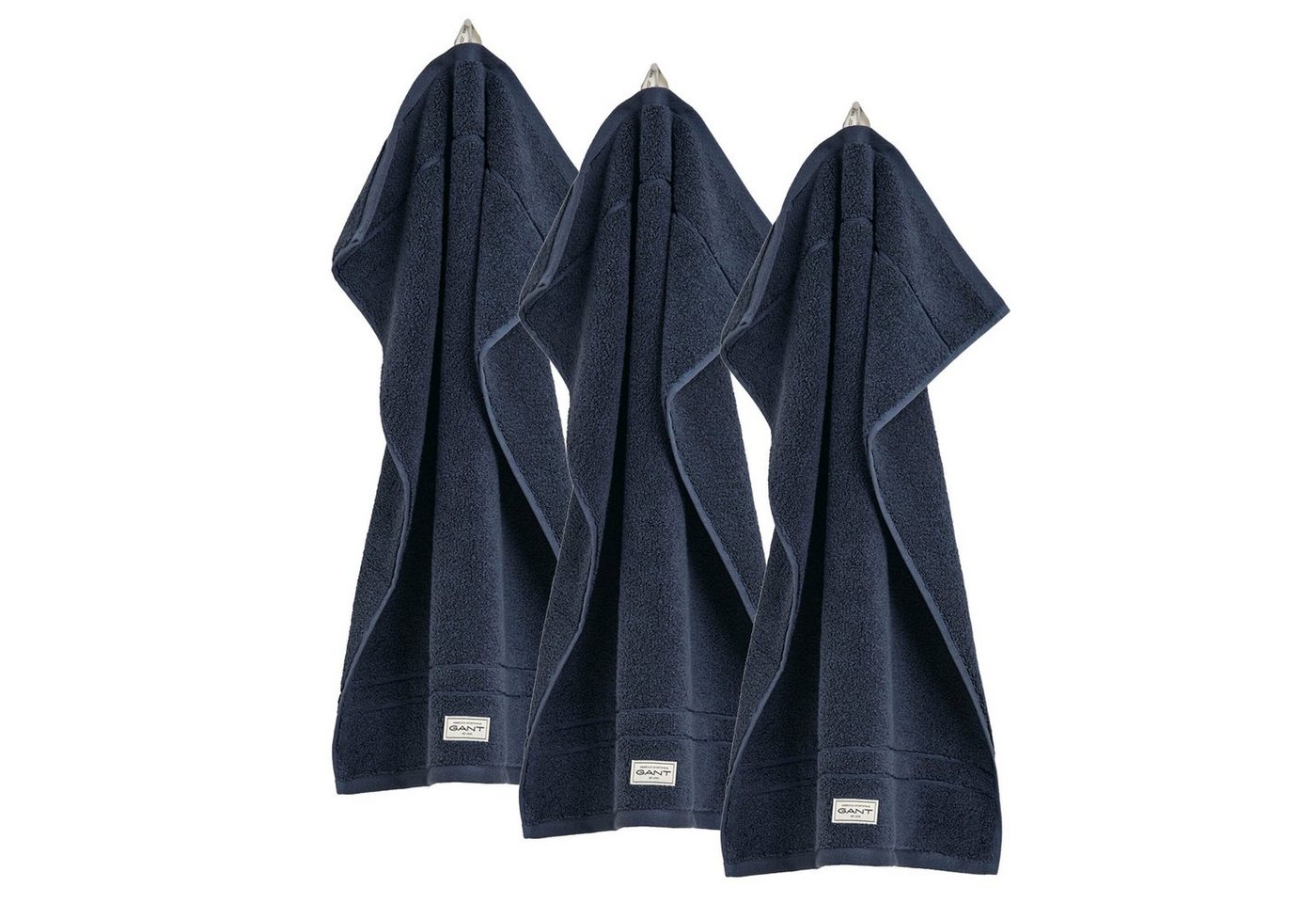 Gant Gästehandtücher Gästetuch, 3er Pack - Premium Handtuch, 30 x 50, Frottier (3-St) von Gant