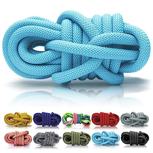 Ganzoo © PPM Seil 5 Meter, Tauseil, Hunde-Leine, Halsband, Takeln, Polypropylen Multifilem Rope, 10mm Stärke, Pastell-Blau von Ganzoo