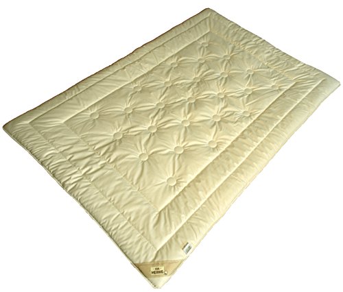 Bio Winterdecke Duo-Warm Steppbett Reine Schurwolle KBA+KBT 135x200 528544 von garanta