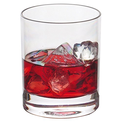 Plastikbecher "Whisky" 350 Ml Ø 8,2X9,5 Cm Transparent Polykarbonat - 12 Un. von Garcia de Pou