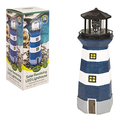 Benross Gardenkraft Solar Leuchtturm mit Blinklicht Gartendeko von GardenKraft