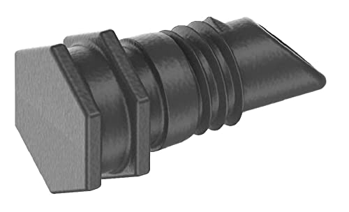 Gardena Micro-Drip-System Verschlussstopfen 4,6 mm (3/16 Zoll): Zubehör zum Verschluss von Verteilerrohren, mit Easy & Flexible Verbindungstechnik (13215-20),Anthrazit von Gardena