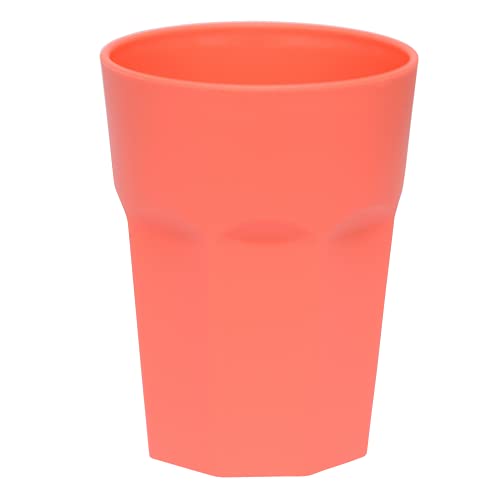 Gariella Kunststoffbecher Apricot Trinkbecher Party-Becher Plastik Trink-Gläser Mehrweg 0,25l von Gariella
