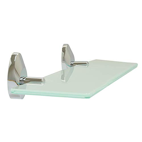 Glasablage Wandregal Badezimmer Kosmetikablage Badablage 48,5 cm Serie Chrome von Gariella