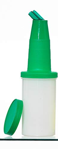 Garnet 6000-V Speed Bottle 1 l – Behälter für Saft und Sirup – 1 Stück – Die Dose ist mit einem Verschlussdeckel – Made in Italy, Kunststoff, grün von Garne T