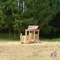 Abenteuerspielplatz mit Kriechtunnel oder Hängebrücke - Spielplatz Mini / mit Tunnel von Gartentraum.de