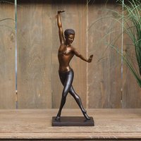 Eleganter Tänzer als Bronze-Dekofigur - Balletttänzer von Gartentraum.de