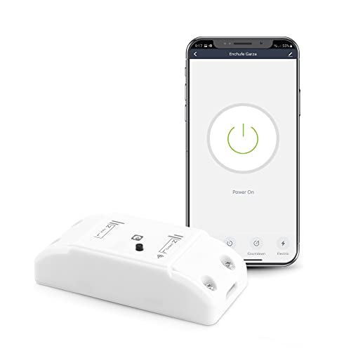 Garza - SmartHome WLAN-Smartwahlschalter, kompatibel mit Alexa und Google Home Fernschalter mit Timerfunktion Kompatibel mit iOS und Android von Garza