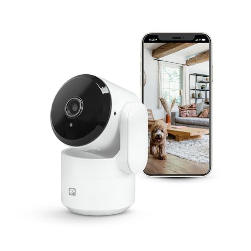 Garza Smarthome Überwachungskamera, 360 Grad, IP, WLAN, 2,4 GHz, 1080 HD, Nachtsicht, Bewegungserkennung, Datenschutzmodus, Fernbedienung per App. von Garza