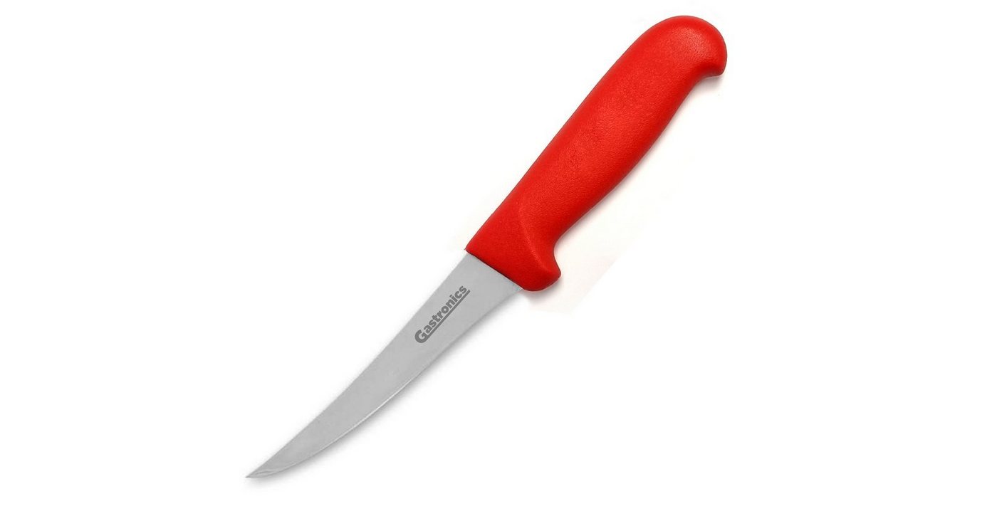 Gastronics Fleischmesser Ausbeinmesser Metzger Fleischer Messer 15 cm Rot 39115 von Gastronics