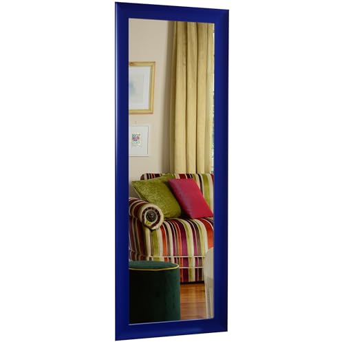 GaviaStore - Emma Ultramarinblau 140x50 cm - Moderner Wandspiegel (12 Größen und Farben) Ganzkörperspiegel groß Gross Wohnzimmer modern Wand Schlafzimmer Bad Eingang Spiegel von GaviaStore