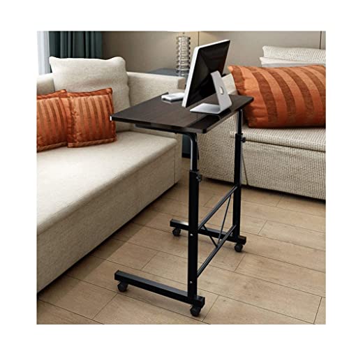 GeRRiT Mobiler Beistelltisch, mobiler Laptop-Schreibtisch, Wagen, Tablett, Verstellbarer Sofa-Beistelltisch, tragbarer Schreibtisch mit Rollen für das Heimbüro von GeRRiT