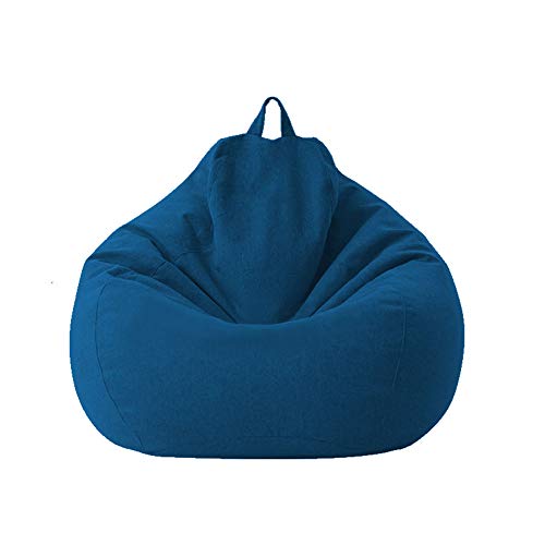 Geagodelia - Bezug für Sofas, Sitzsack, klassisch, ohne Füllung, für Erwachsene und Kinder, Blau, 70 x 80 cm von Geagodelia