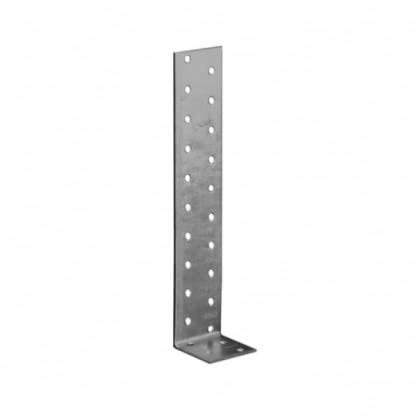 Gedotec Schwerlast Stahlanker Metall | 20 Stk Ankerwinkelverbinder 300 x 40 mm | universal Lochplatte zum Einbetonieren | Anker Flachstahl Betonanker 90 Grad Befestigung individuelles Lochsystem von Gedotec