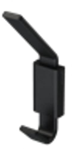 Geesa Frame Handtuchhaken, Haken Messing, Farbe: Schwarz, 30 x 143 x 61.5 mm von Geesa