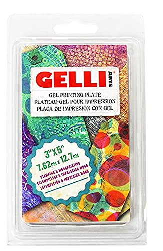 Gelli Arts Druck Teller, Mehrfarbig, 3 x 5-inch von Gelli Arts
