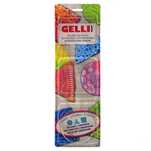 Gelli Arts "Minis Rund Druck Teller, transparent von Gelli Arts