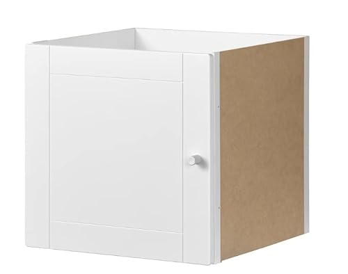 KALLAX Einsatz mit Tür für IKEA Regal in weiß Gemustert 33x33 von Generic