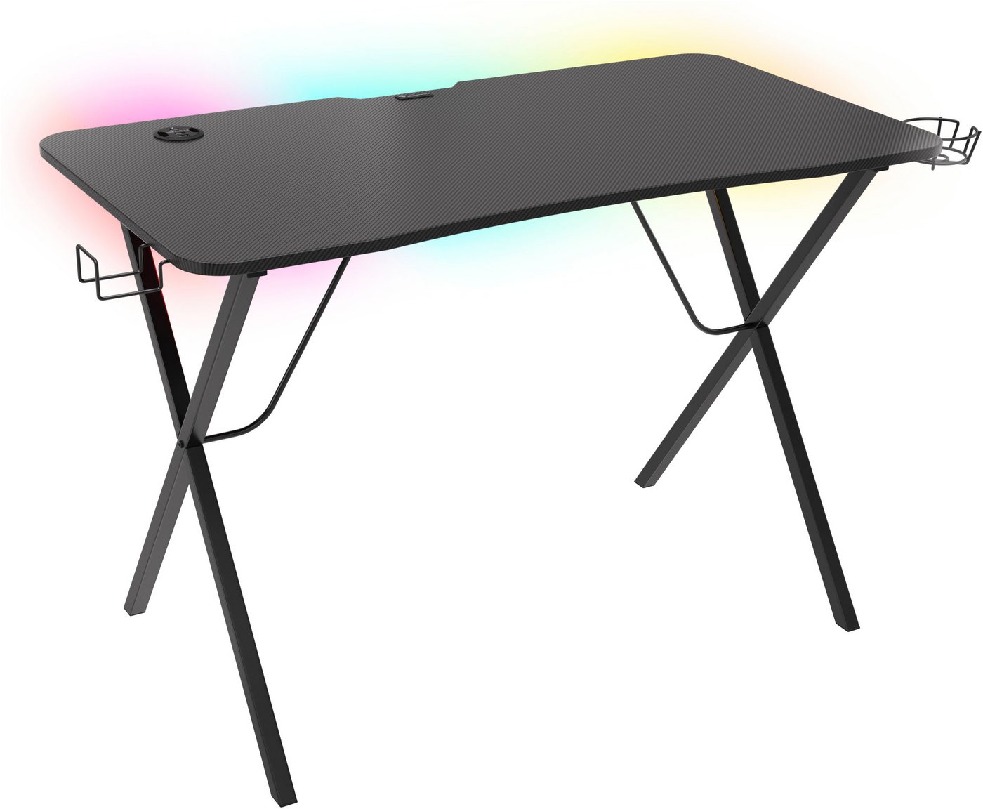 Genesis Gamingtisch HOLM 200 RGB schwarz (113cm x 75cm) von Genesis