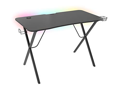 Genesis Gaming Tisch HOLM 200 RGB schwarz (113cm x 75cm) von Genesis