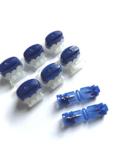 Genisys-Set 3M® 6 x Verbinder 314 + 2 x 952 Anschlussklemmen blau für Mähroboter von Genisys