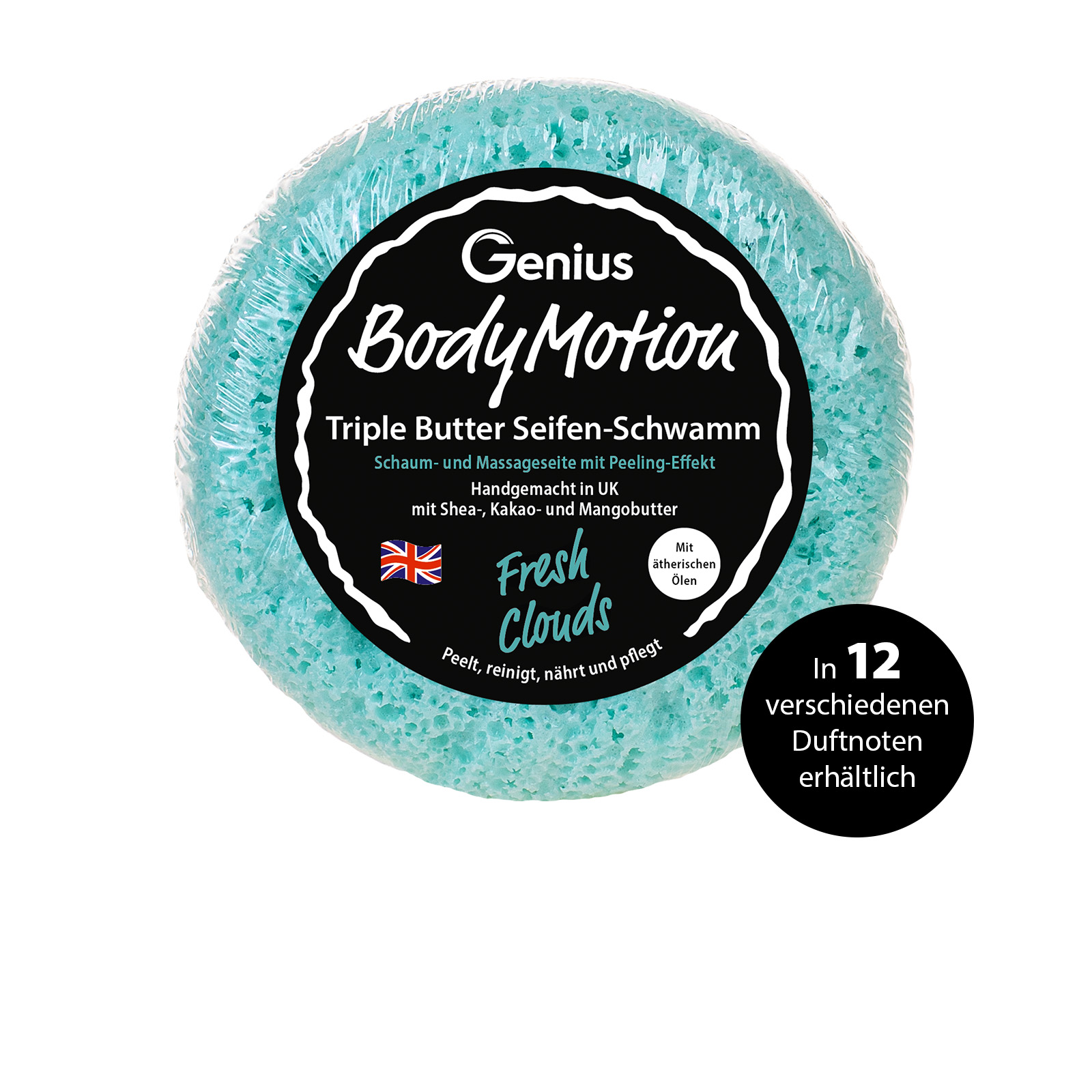 Genius Body Motion Triple Butter Seifen-Schwamm (Mystic Passion) von Genius