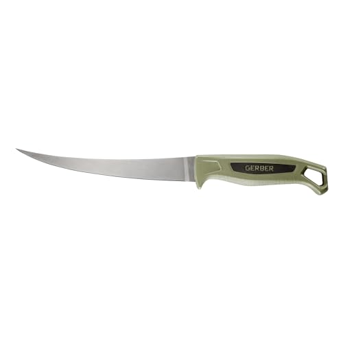 Gerber Filetiermesser mit Messerscheide, Ceviche Fillet 7.0, Mit SaltRx Technologie, Klingenlänge: 17,7 cm, Gewicht: 88 g, 31-004132 von Gerber